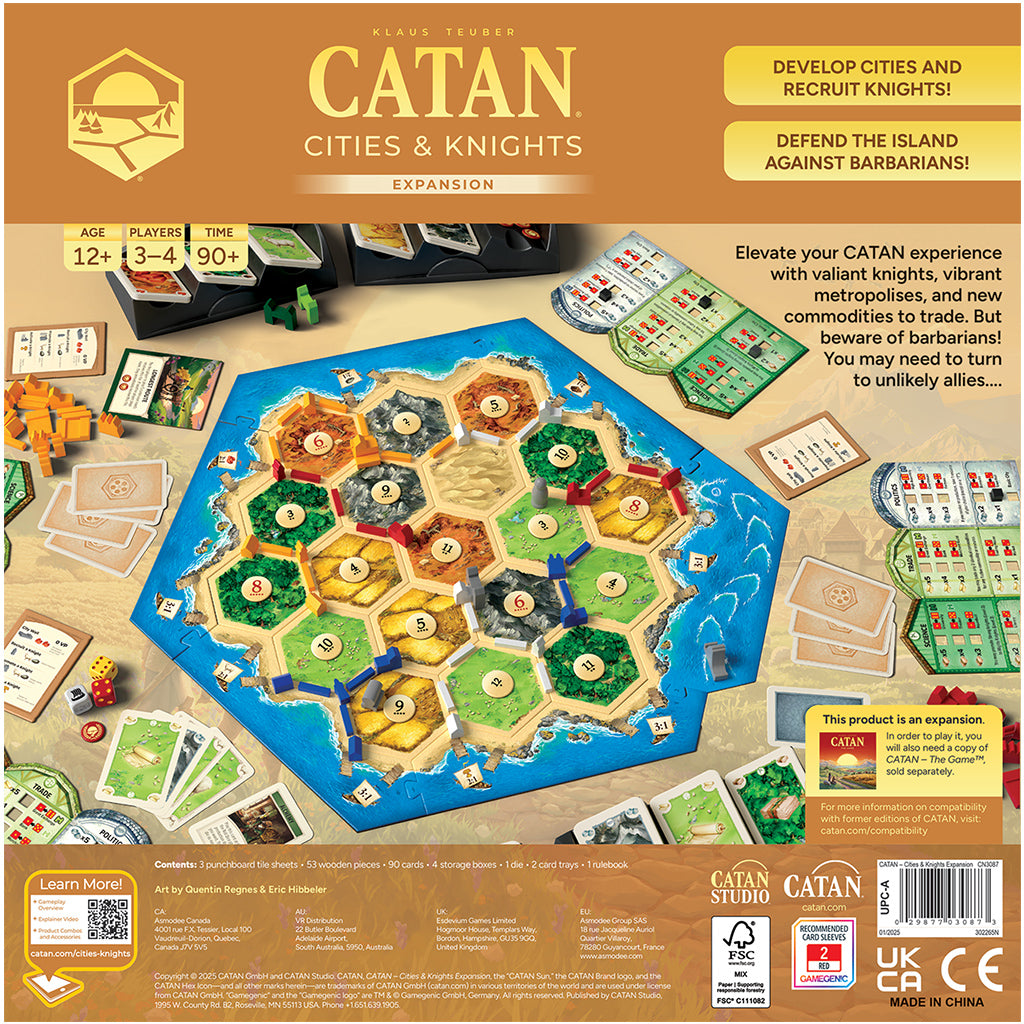 CATAN® – Cities & Knights Expansion - (Pre-Order)