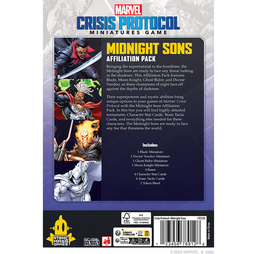 Marvel: Crisis Protocol - Midnight Sons Affiliation Pack - (Pre-Order)