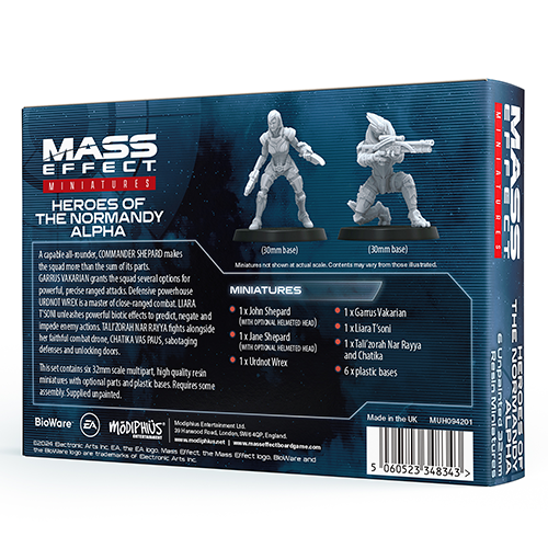 Mass Effect - Heroes of the Normandy Alpha - Resin Collectors Miniatures Set - (Pre-Order)