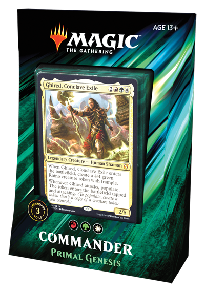 Magic the Gathering - Commander 2019 - Primal Genesis
