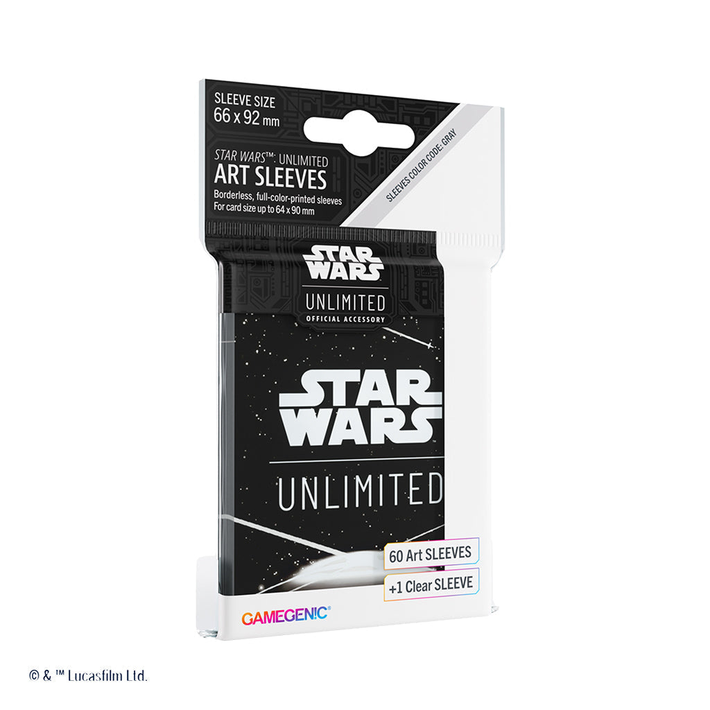 Star Wars: Unlimited Art Sleeves Card Back White - (Pre-Order)