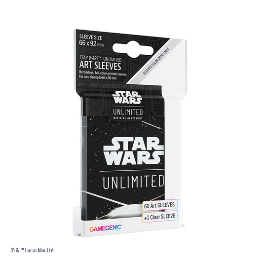 Star Wars: Unlimited Art Sleeves Card Back White - (Pre-Order)