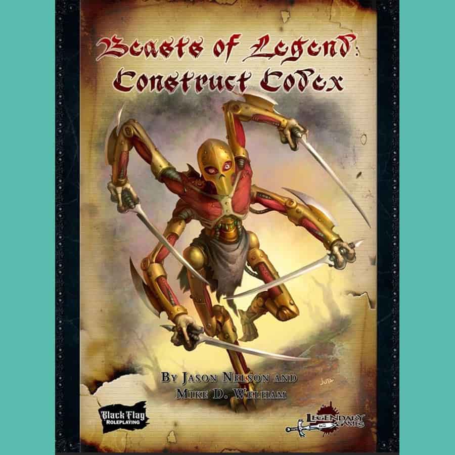 Beasts of Legend: Construct Codex (Black Flag Roleblaying) - (Pre-Order)