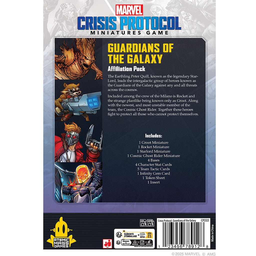 Marvel: Crisis Protocol - Guardians of the Galaxy Affiliation Pack - (Pre-Order)