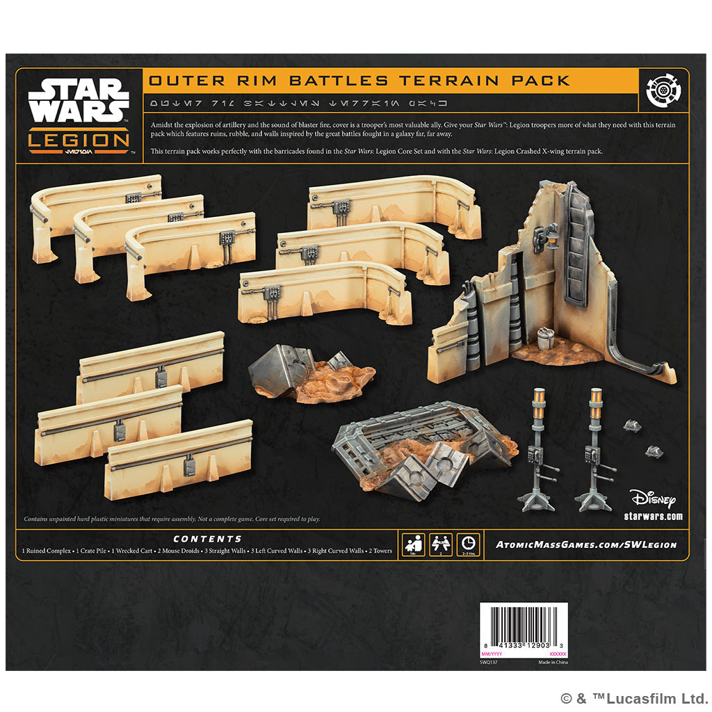 Star Wars: Legion - Outer Rim Battles Terrain Pack - (Pre-Order)