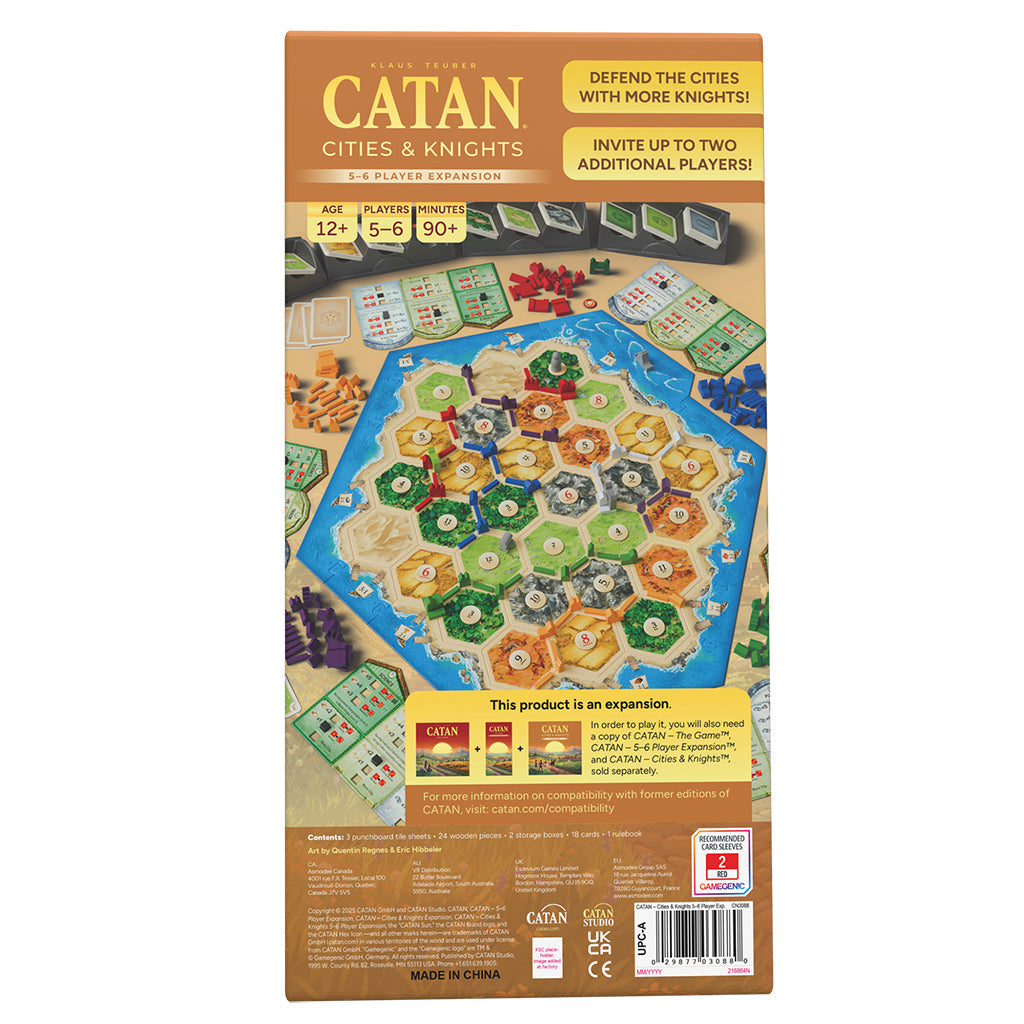 CATAN® – Cities & Knights Expansion 5-6 Player Expansion - (Pre-Order)