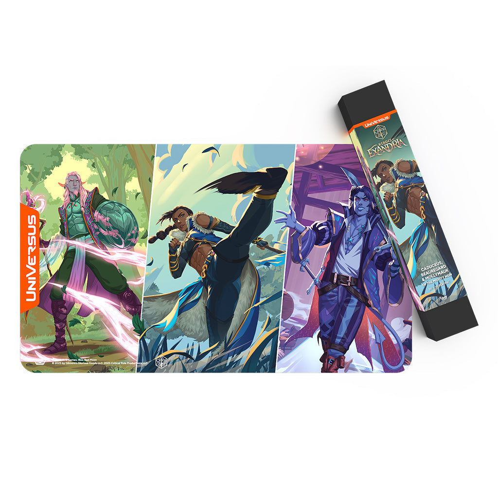 Critical Role: Heroes of Exandria Caduceus, Beauregard, Mollymauk Playmat - (Pre-Order)