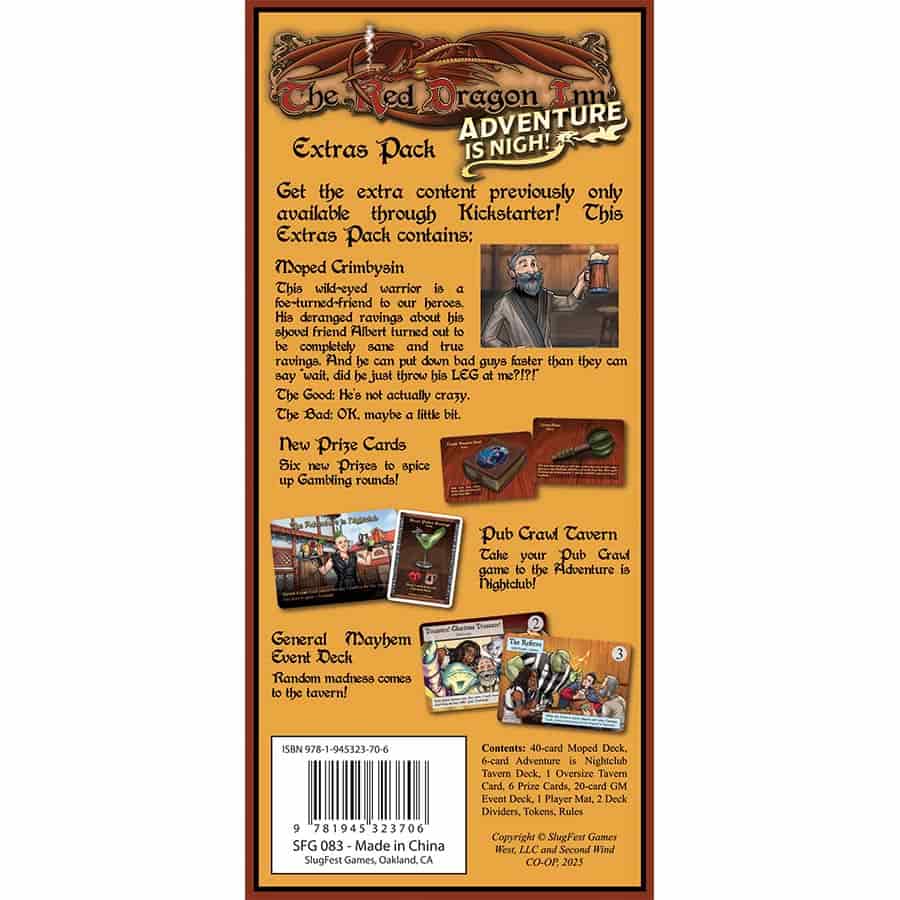 Red Dragon Inn - Adventure is Nigh - Extras Pack - (Pre-Order)