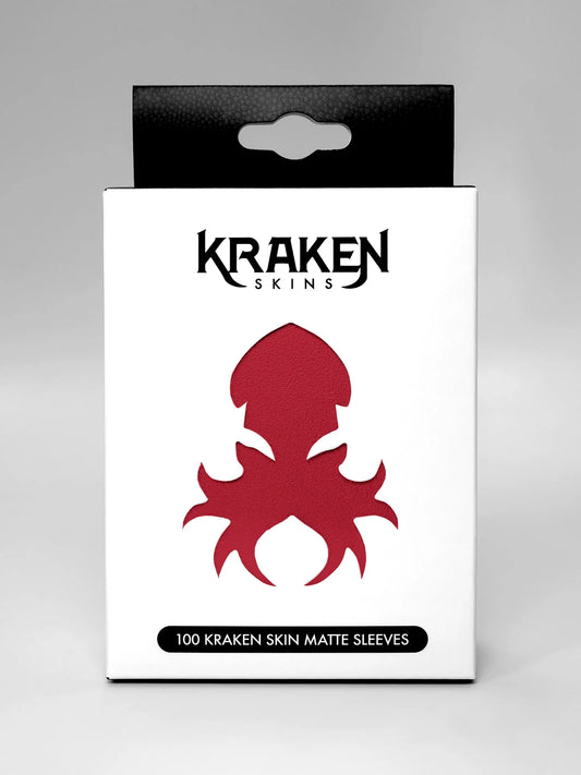 Kraken Skins Sleeves-Crimson Red