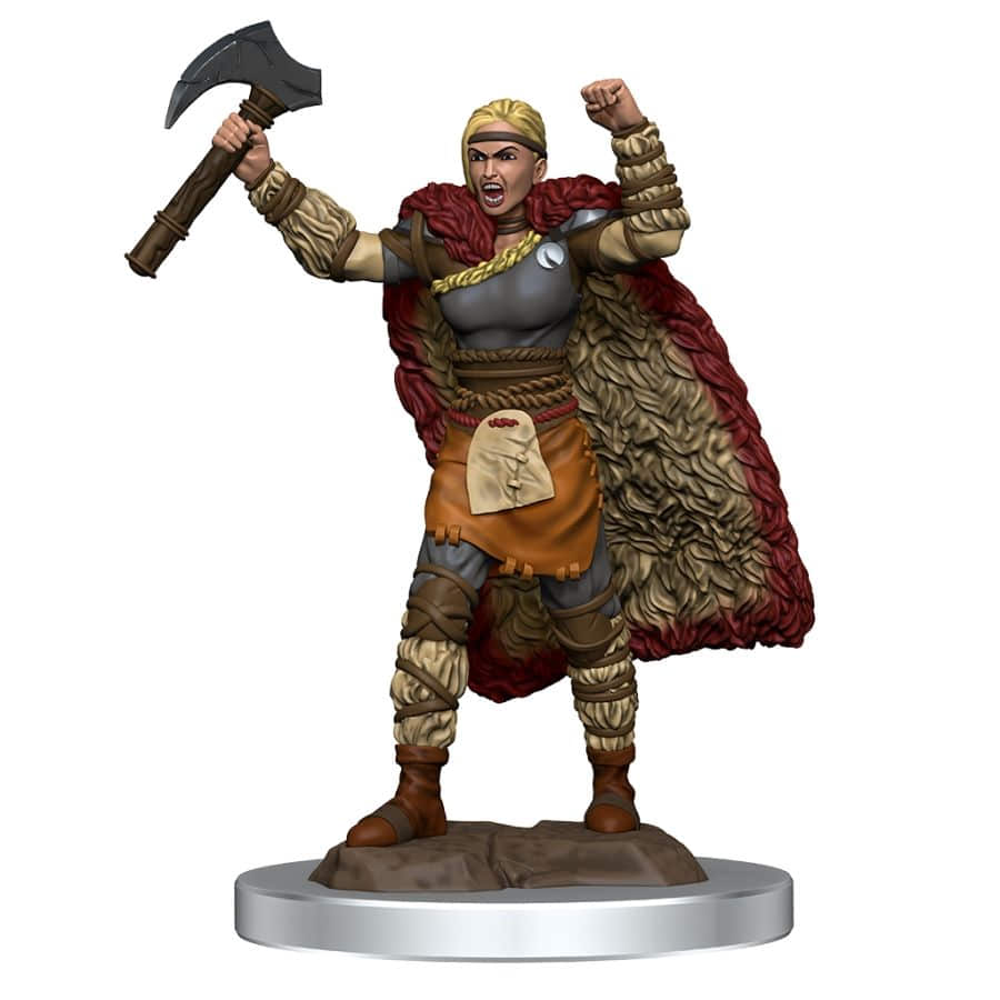 Dungeons And Dragons: Icons Of The Realms Premium Figure (Wave 7): Female Human Barbarian