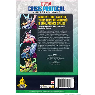 Marvel: Crisis Protocol – Mighty Thor, Lady Sif, Thor, Hero Of Midgard & Loki, Prince Of Lies