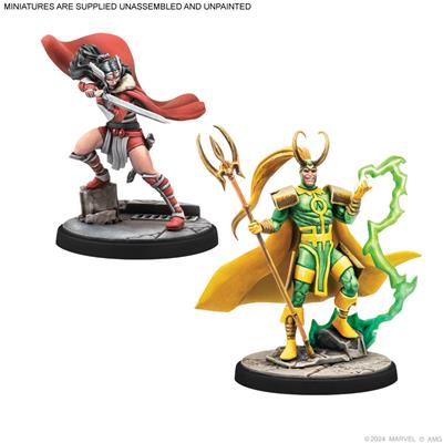 Marvel: Crisis Protocol – Mighty Thor, Lady Sif, Thor, Hero Of Midgard & Loki, Prince Of Lies